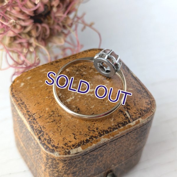 画像10: ローズカットサフィレットの一粒リング (10)