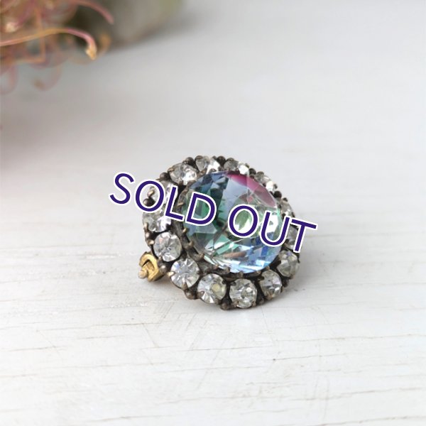 画像3: 蛍光アイリスガラスのデイジーブローチ (3)