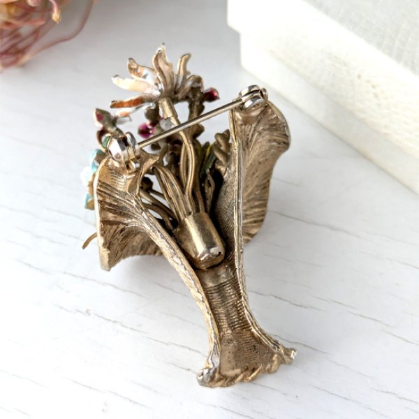 画像8: ビンテージ花モチーフアクセサリーセット (8)