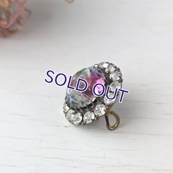 画像5: 蛍光アイリスガラスのデイジーブローチ (5)