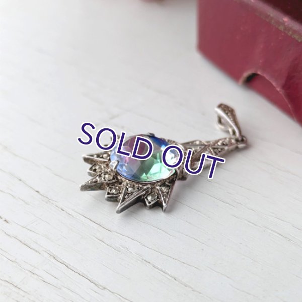 画像5: アイリスガラスのシューティングスターペンダント (5)