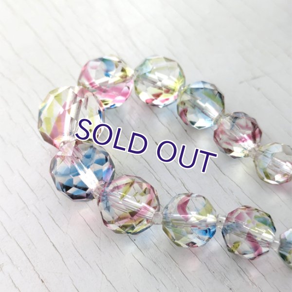 画像3: アイリスガラスのビーズネックレス (3)