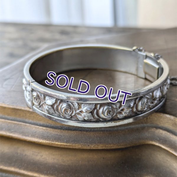 画像2: バラ装飾のバングルB (2)