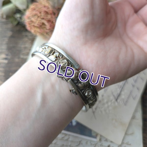 画像8: バラ装飾のバングルB (8)