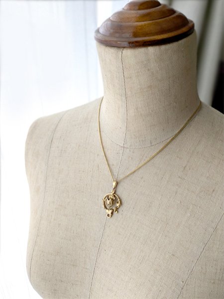 画像10: FIX チューリップのアールヌーヴォーペンダント (10)