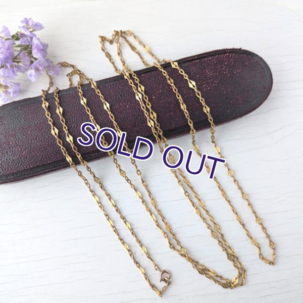 画像2: ゴールドロングチェーンネックレス (2)