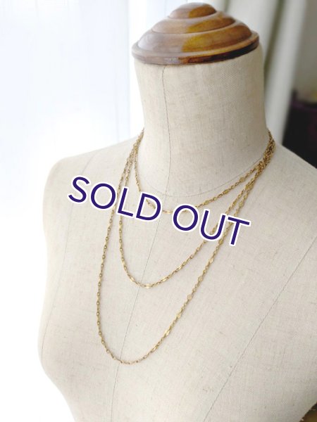 画像6: ゴールドロングチェーンネックレス (6)