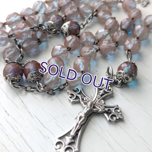 画像9: 銀製 サフィレットのロザリオO (9)