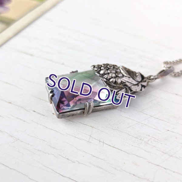 画像5: アイリスガラスの葡萄ペンダント（チェーン付） (5)