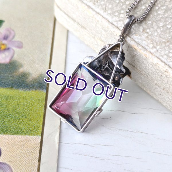 画像6: アイリスガラスの葡萄ペンダント（チェーン付） (6)