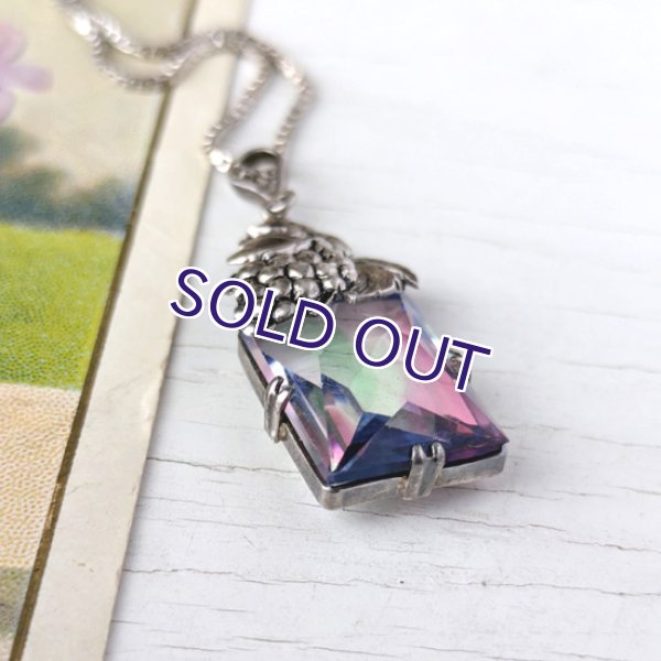 画像4: アイリスガラスの葡萄ペンダント（チェーン付） (4)