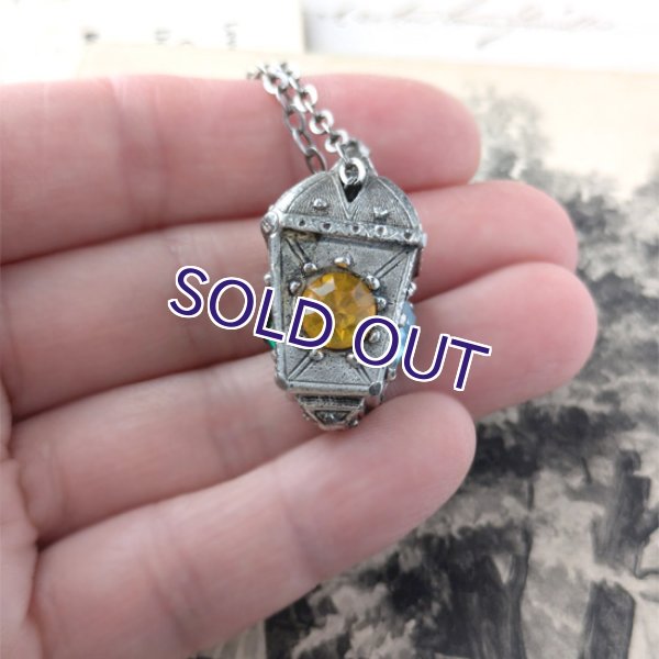 画像11: 四色ランタンの銀色ペンダント（チェーン付） (11)