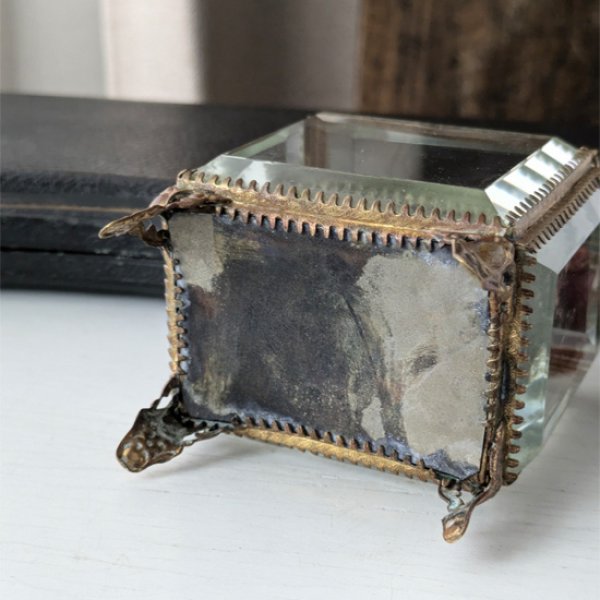 画像8: ベベルガラスの懐中時計ケース (8)