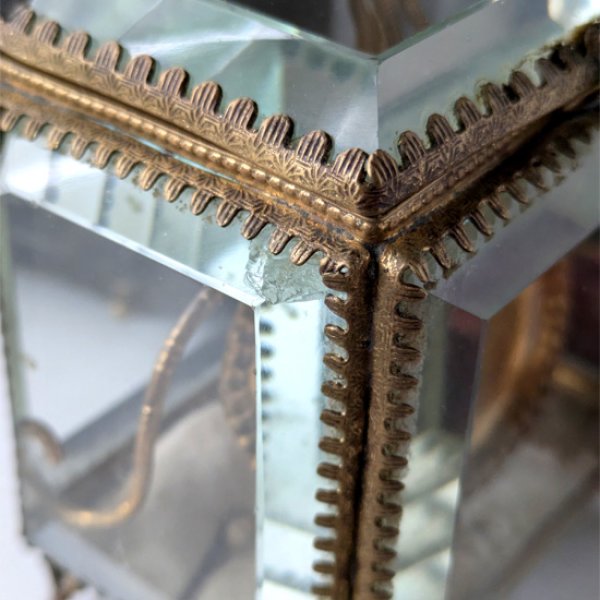 画像11: ベベルガラスの懐中時計ケース (11)