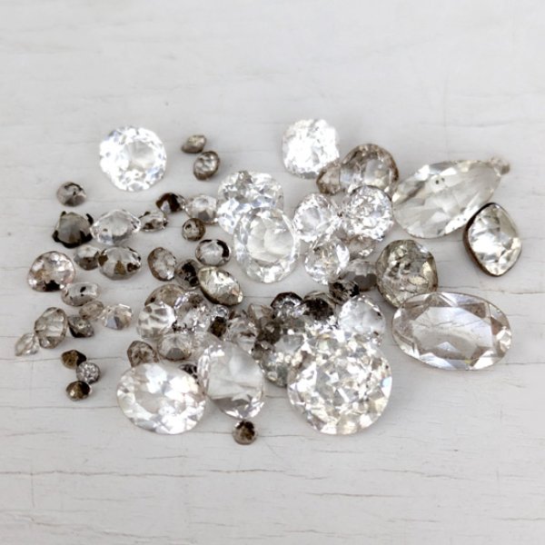 画像2: アンティークガラスルース詰め合わせK (2)