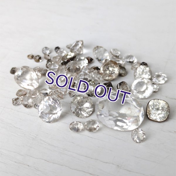 画像1: アンティークガラスルース詰め合わせD (1)