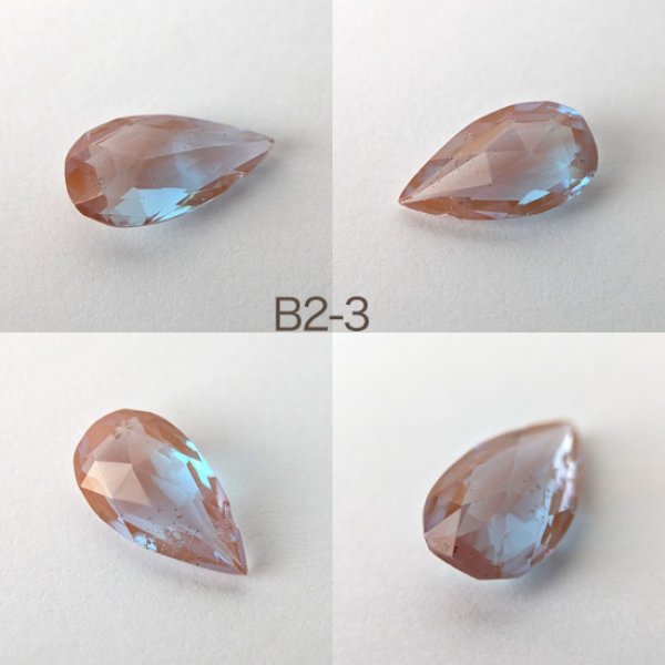 画像4: サフィレットルース ペア型B2 約1.5cm×8mm (4)