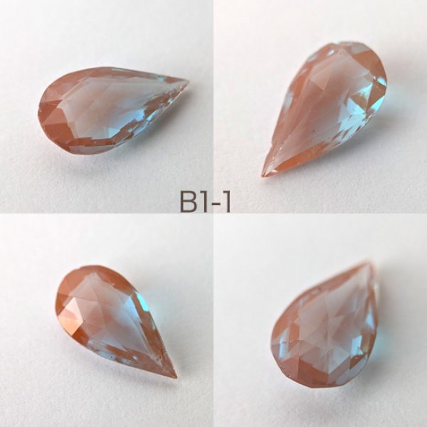 画像2: サフィレットルース ペア型B1 約1.5cm×8mm (2)