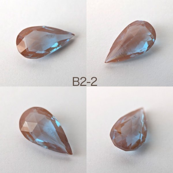 画像3: サフィレットルース ペア型B2 約1.5cm×8mm (3)
