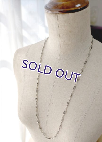 画像8: 銀製フィリグリー細工のチェーンネックレス (8)