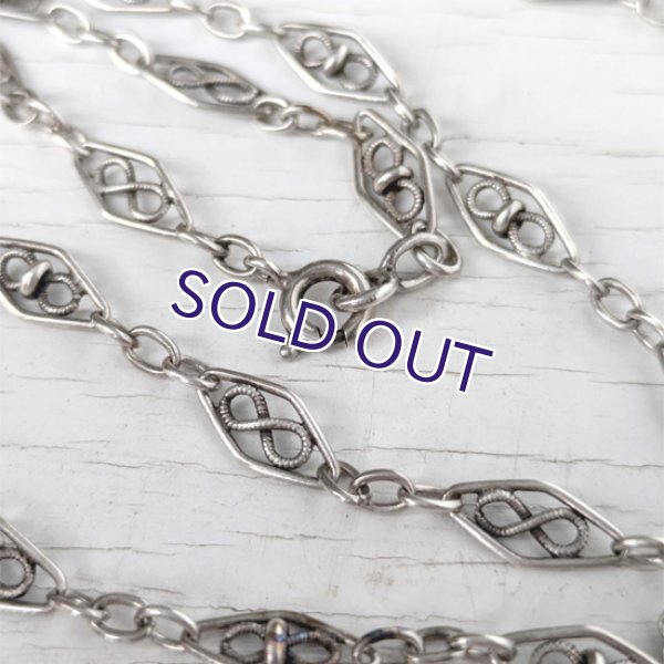 画像4: 銀製フィリグリー細工のチェーンネックレス (4)