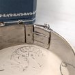 画像7: バラモチーフの銀色バングル (7)