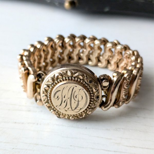 画像2: イニシャル『FAD』スウィートハートブレスレット (2)