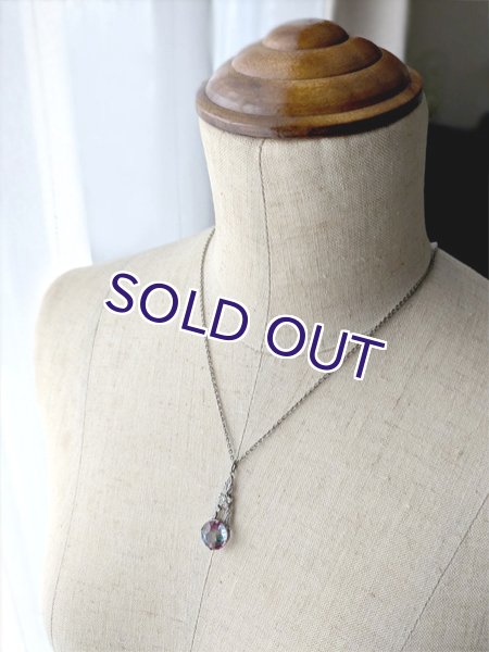 画像8: アイリスガラス小花のペンダント (8)