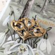 画像10: ORIA ヤドリギのゴールドブローチ (10)