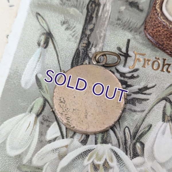 画像6: ヤドリギの小さなゴールドロケットペンダント (6)