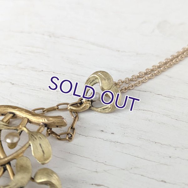 画像8: FIX ヤドリギのゴールドペンダント (8)