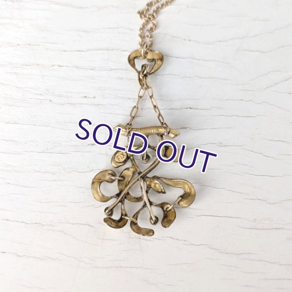 画像6: FIX ヤドリギのゴールドペンダント (6)