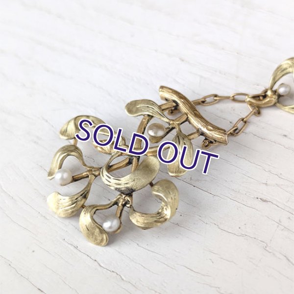 画像3: FIX ヤドリギのゴールドペンダント (3)