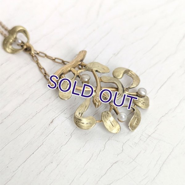 画像5: FIX ヤドリギのゴールドペンダント (5)