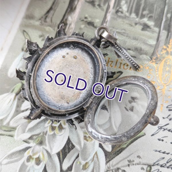 画像10: サフィレットのアールヌーヴォーロケットペンダント (10)