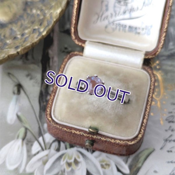 画像7: ローズカットサフィレットの小さなリング (7)