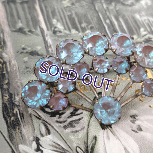 画像6: サフィレット大きなファンブローチ (6)