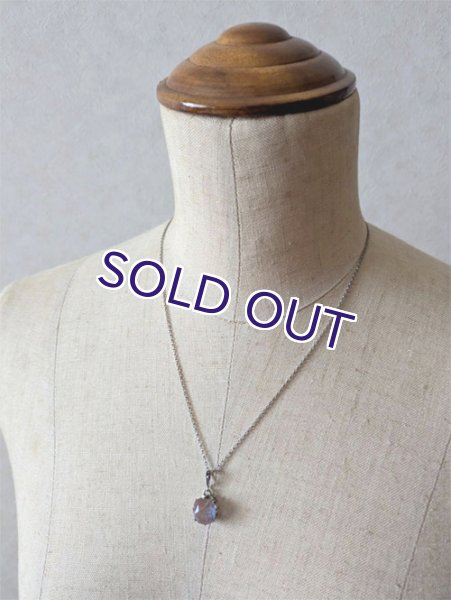 画像13: クッション型サフィレット一粒ペンダント（チェーン付） (13)