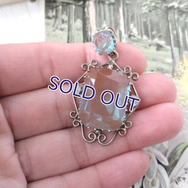 画像14: レクタングル特大サフィレットペンダント (14)