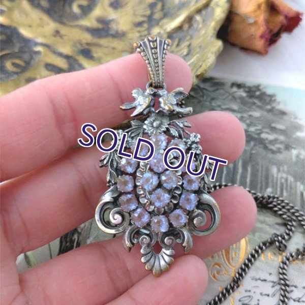 画像15: 藤色サフィレットロケットペンダント（チェーン付） (15)