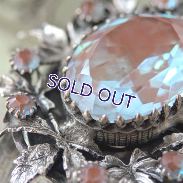 画像6: サフィレットのアールヌーヴォーロケットペンダント (6)