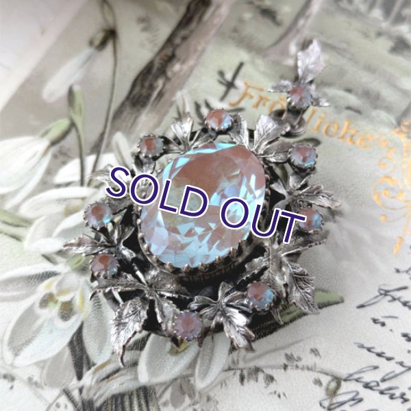 画像3: サフィレットのアールヌーヴォーロケットペンダント (3)