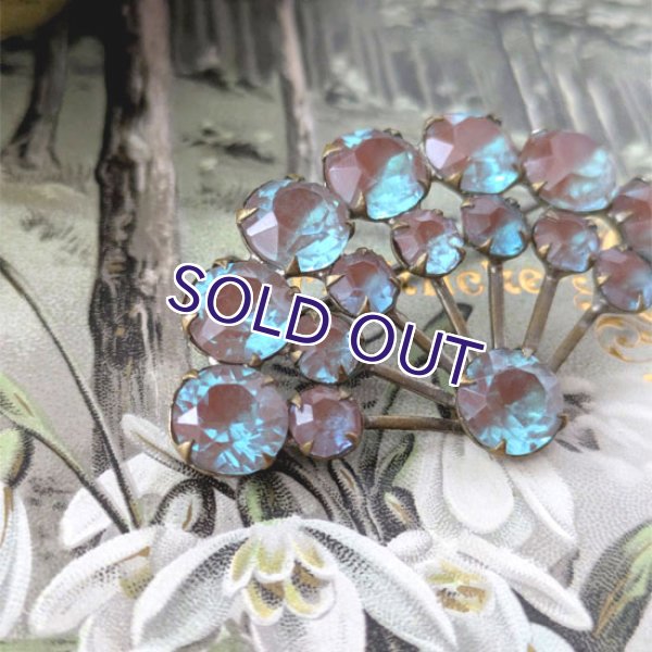 画像7: サフィレット大きなファンブローチ (7)