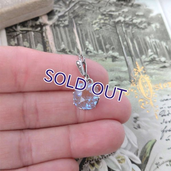 画像12: クッション型サフィレット一粒ペンダント（チェーン付） (12)