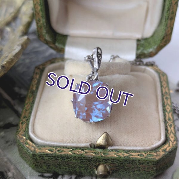 画像3: クッション型サフィレット一粒ペンダント（チェーン付） (3)