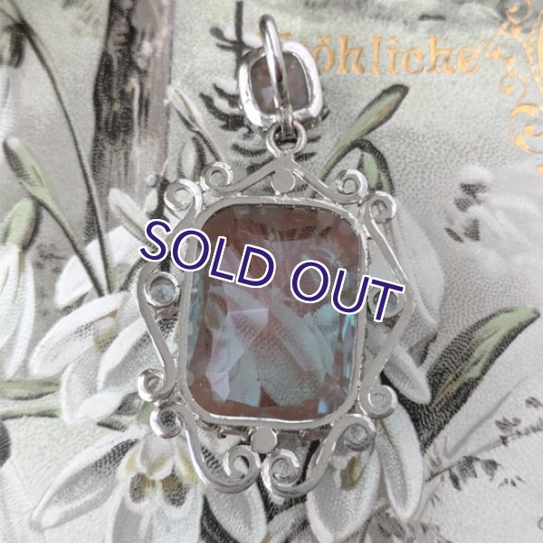 画像10: レクタングル特大サフィレットペンダント (10)