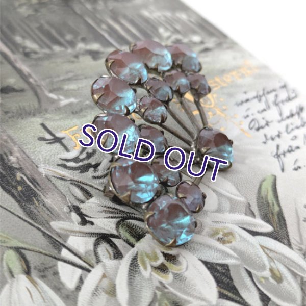 画像8: サフィレット大きなファンブローチ (8)