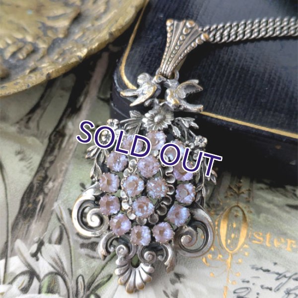 画像14: 藤色サフィレットロケットペンダント（チェーン付） (14)