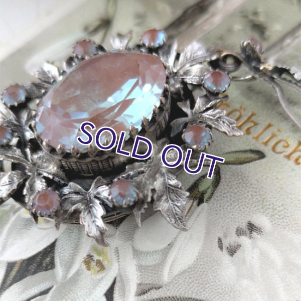 画像7: サフィレットのアールヌーヴォーロケットペンダント (7)