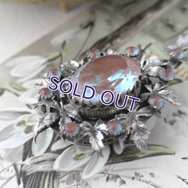 画像4: サフィレットのアールヌーヴォーロケットペンダント (4)